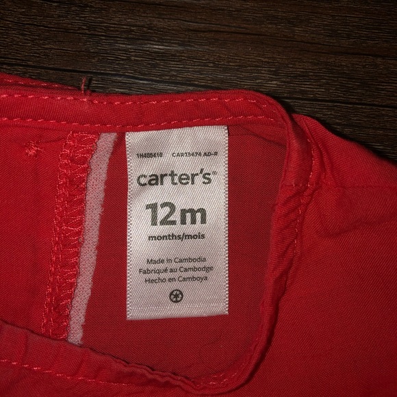 Carter’s Red Embroidered Top - Picture 4 of 4